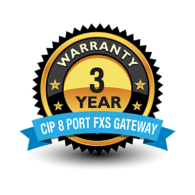 Warranty-ClearlyIP 8 FXS 3 Year Extended Hardware Warranty